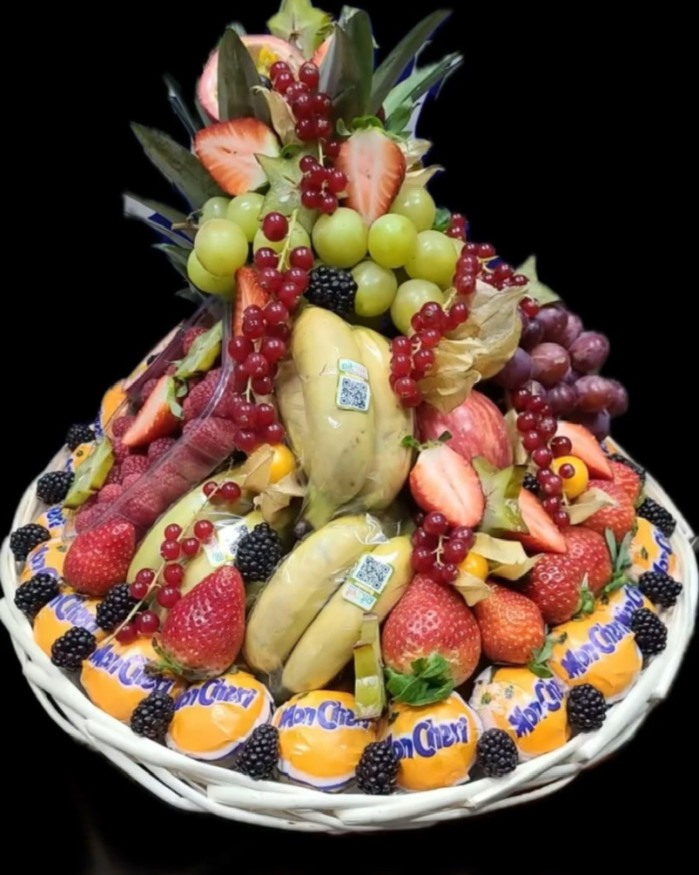 Corbeille grande taille + champagne 