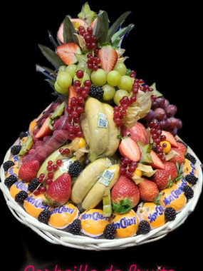 Corbeille grande taille + champagne 