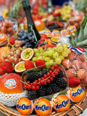 Corbeille grande taille + champagne Grande réserve