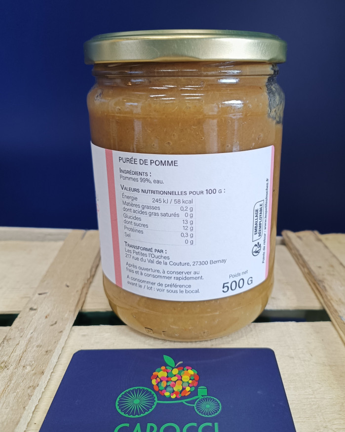 Compote de pommes BIO Normandie