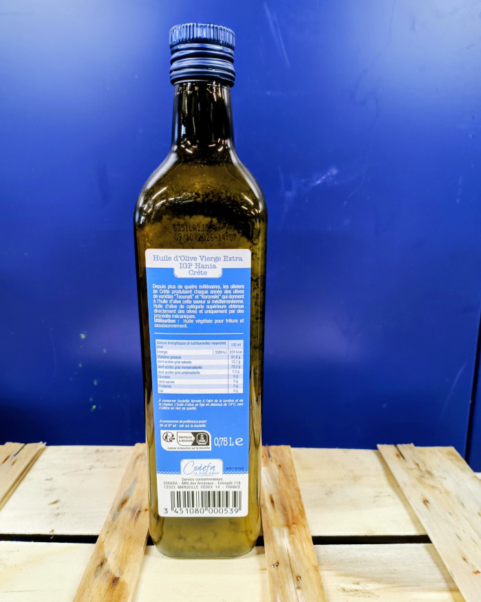 huile d olive vierge extra CRETE IGP 75CL 