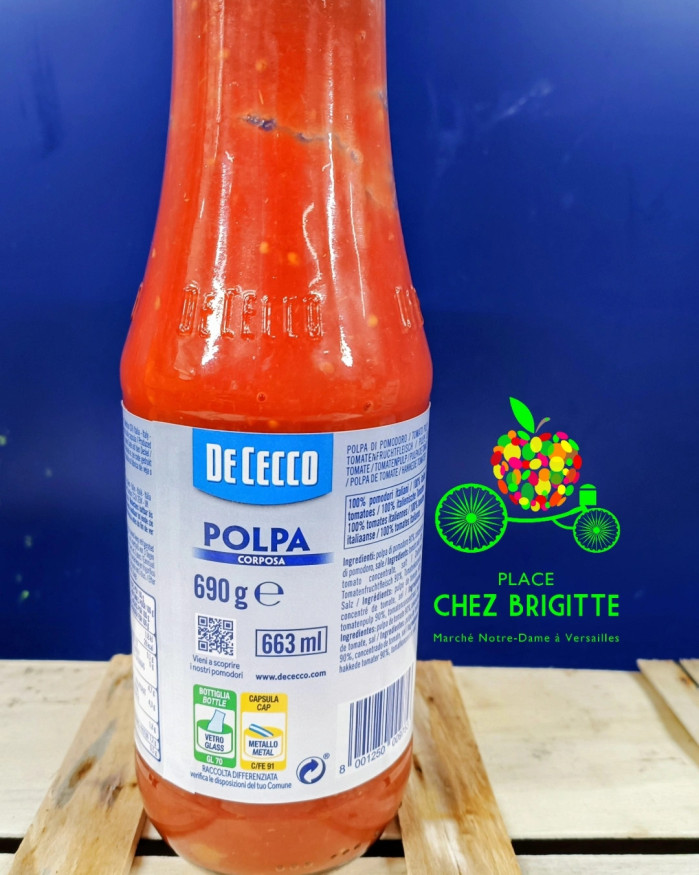 SAUCE TOMATE DE CECCO - Polpa