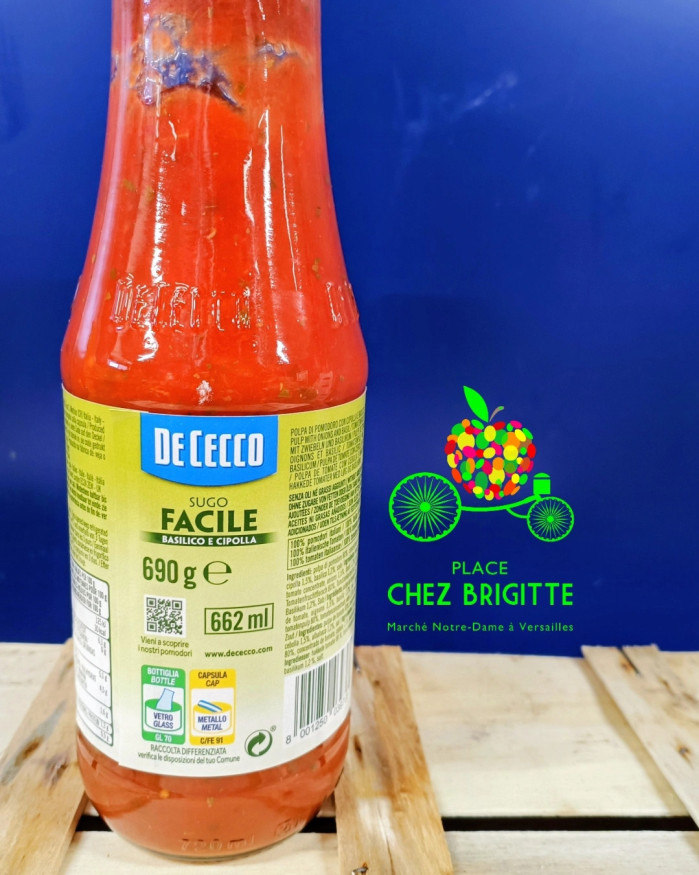 SAUCE TOMATE DE CECCO - Facile
