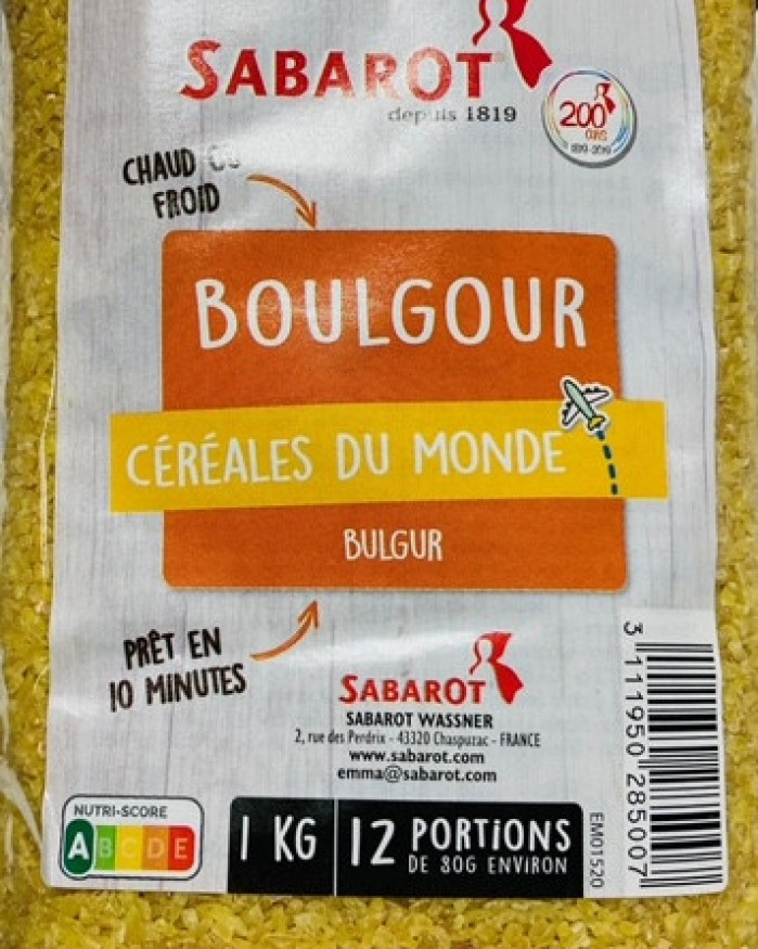 boulgour 1 kilo