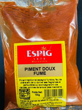 piment doux fumé moulu 100gr