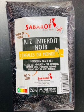 riz noir interdit 950 gr