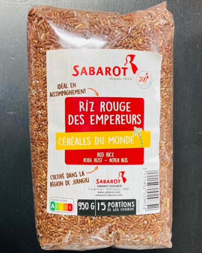 riz rouge empereur 950 gr