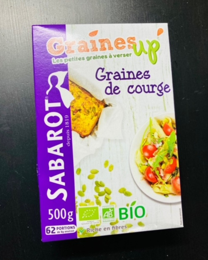 graines de courges bio 500gr