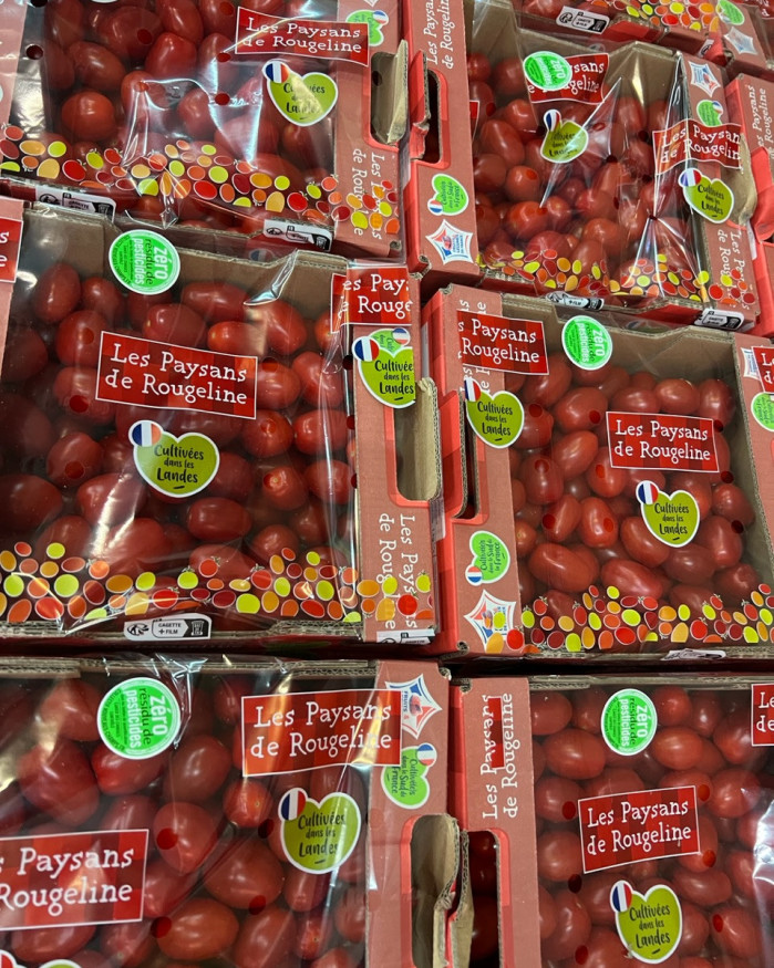 tomate cerise  france  promo le colis 6€(soit 1 kilo!)