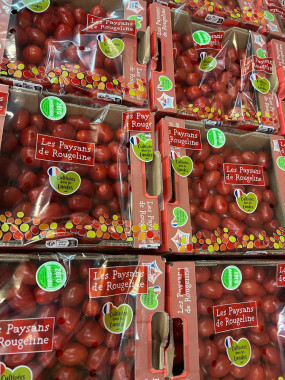 tomate cerise  france  promo le colis 6€(soit 1 kilo!)