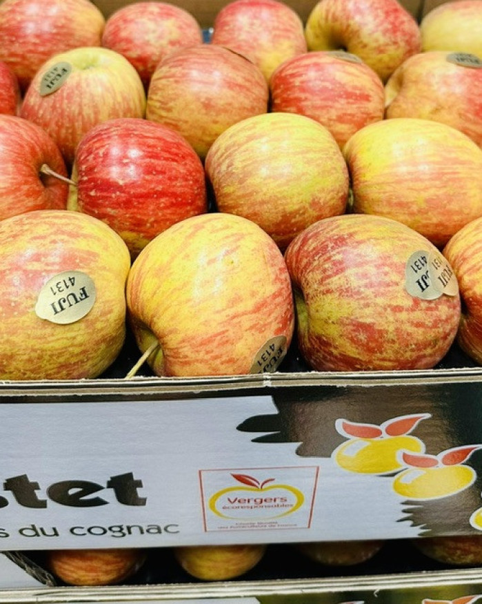 Pomme rouge Fuji du pays de cognac 2 kilos 6€